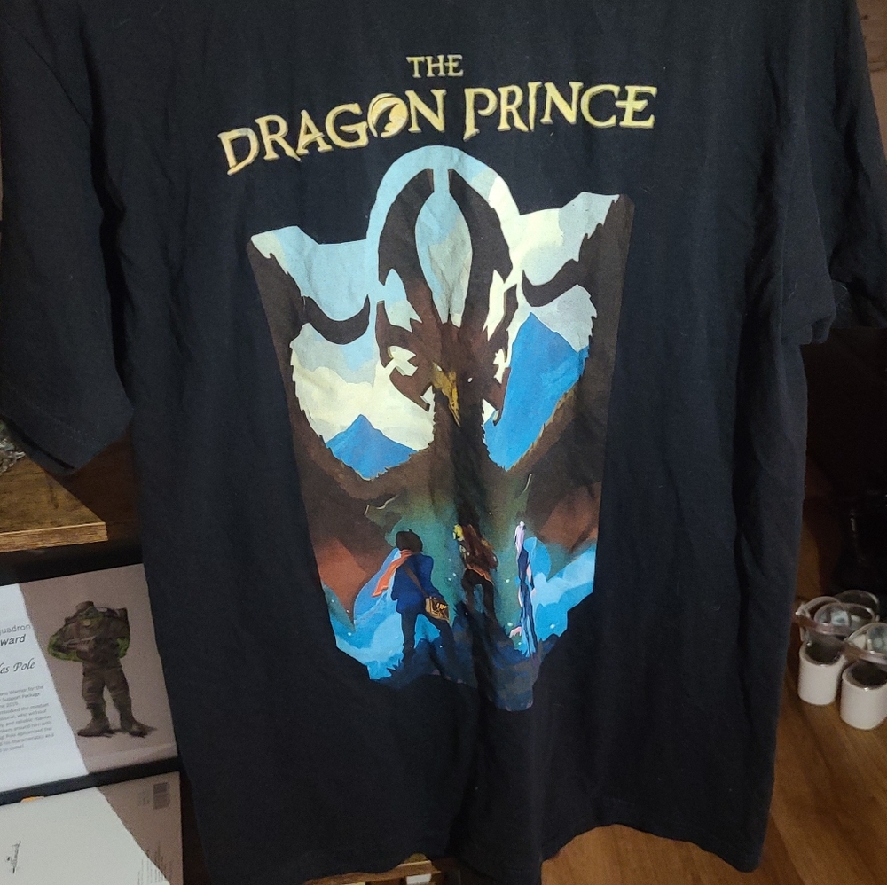 SOLD Hot topic the dragon prince tshirt